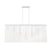 Z-Lite Contour 7 Light Chandelier, White & Gloss White 801-7L-WH - alternate 3